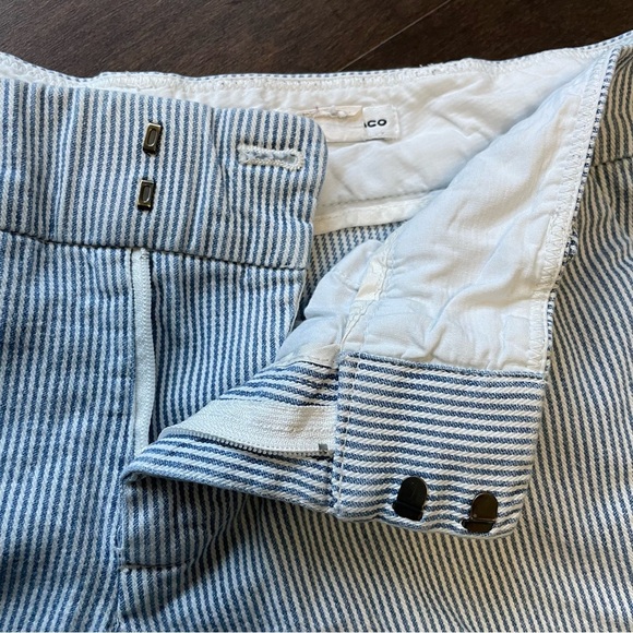 Club Monaco Blue & White Striped Women's Size 6 Shorts - Picture 5 of 11